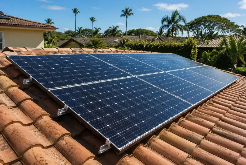 Installation de panneaux solaires à Rœulx
